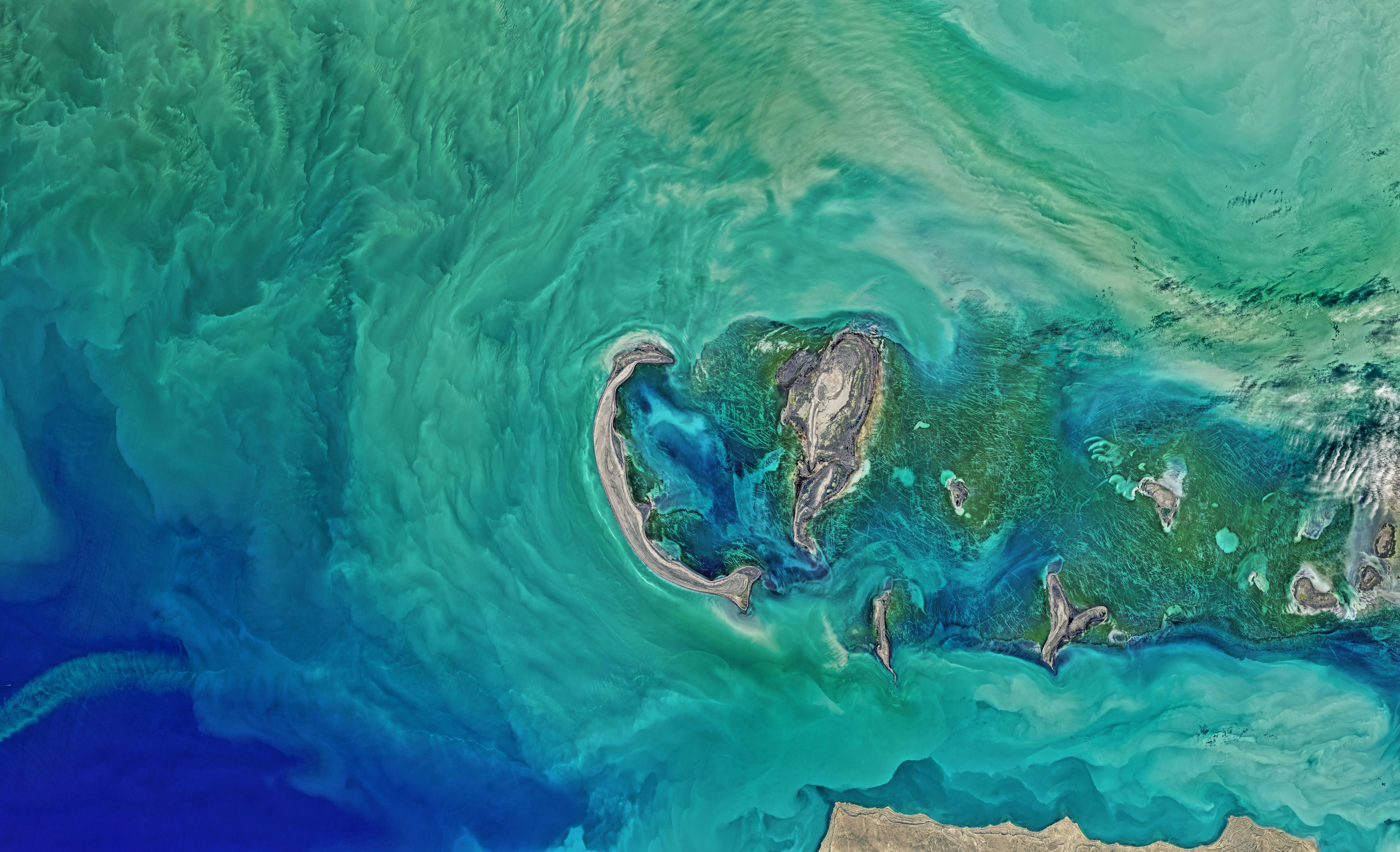 NASA EO Image of an Island