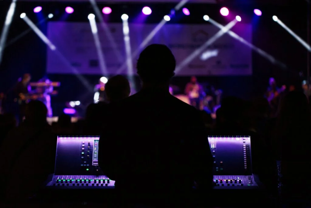 Stadium event illustrating media, culture and sport